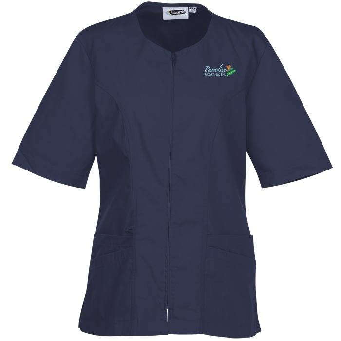 Custom Zip Front Smock - Ladies'
