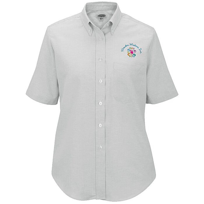 Custom Easy Care Short Sleeve Oxford Shirt - Ladies'