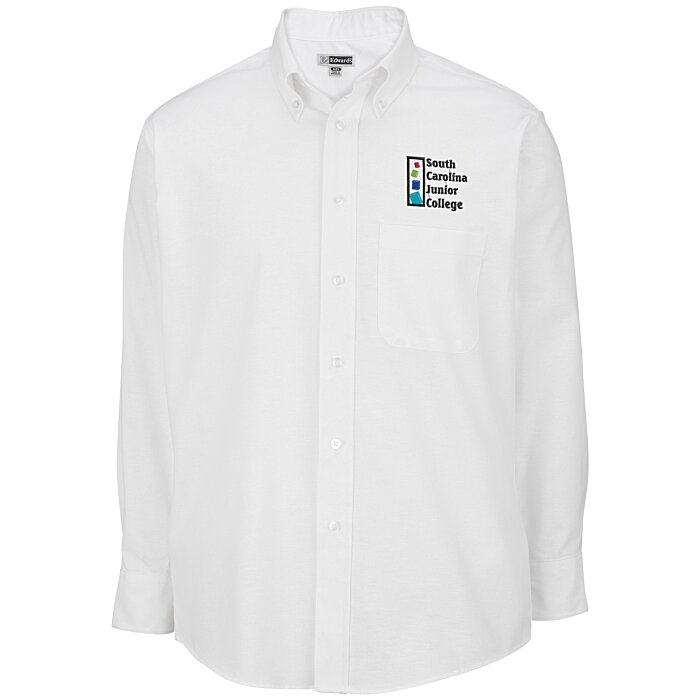 Custom Easy Care Oxford Shirt - Men's