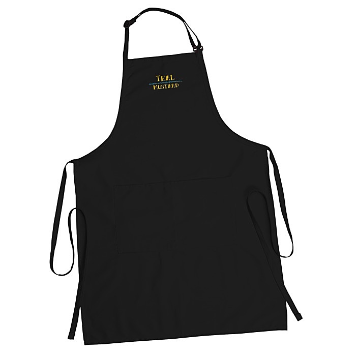 Custom Butcher Apron with Two Patch Pockets