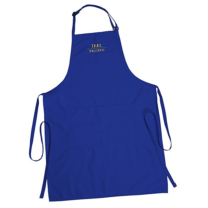 Custom Butcher Apron with Two Patch Pockets
