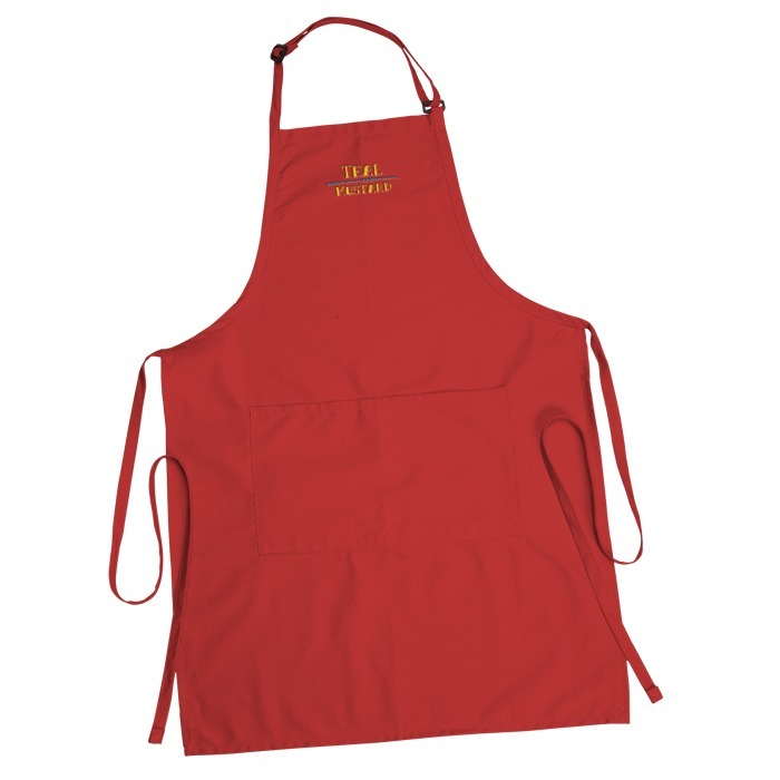 Custom Butcher Apron with Two Patch Pockets