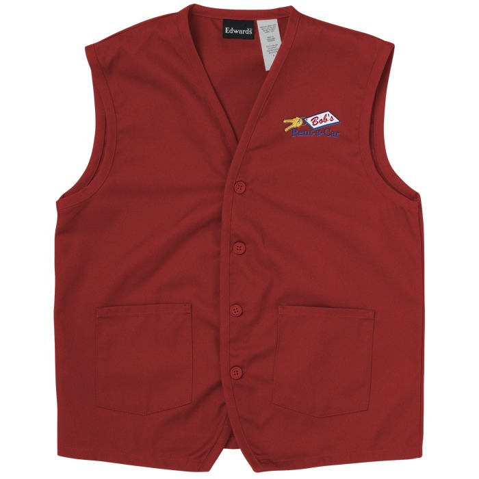 Custom Apron Vest with Two Waist Pockets