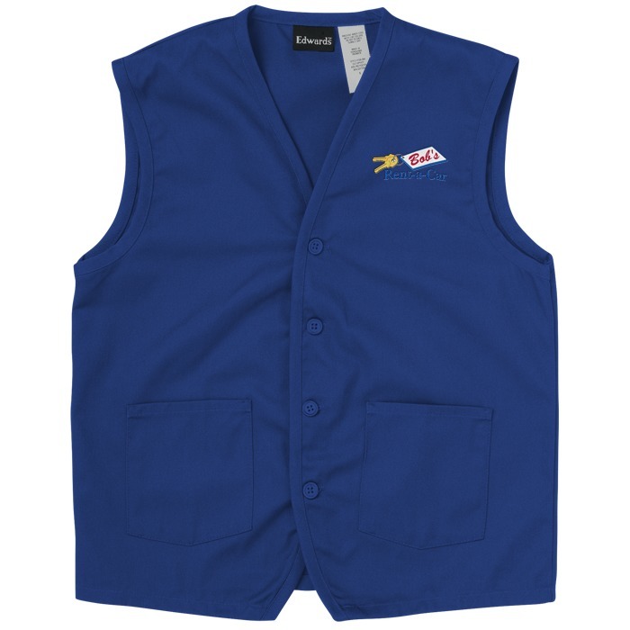 Custom Apron Vest with Two Waist Pockets