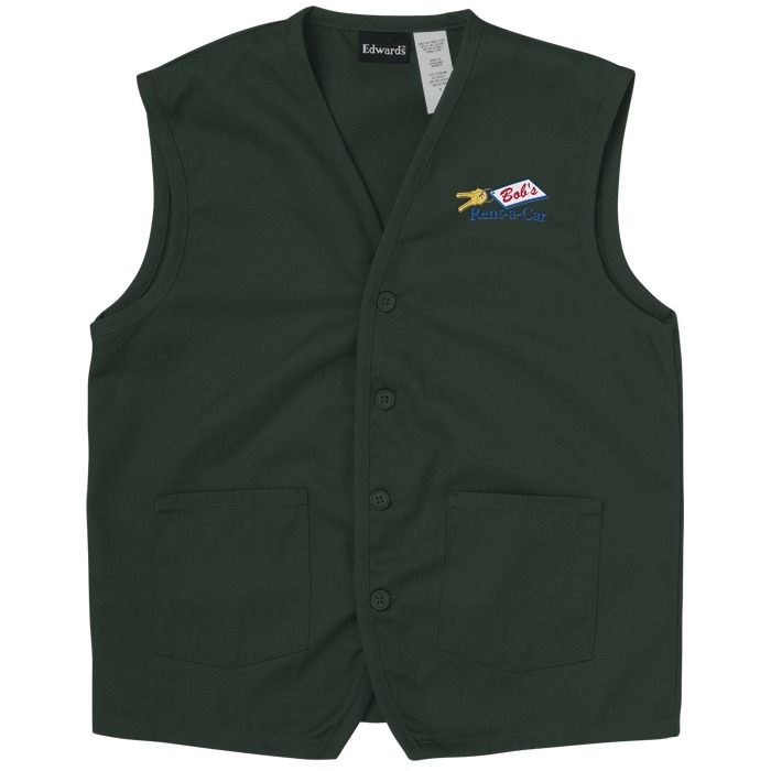 Custom Apron Vest with Two Waist Pockets