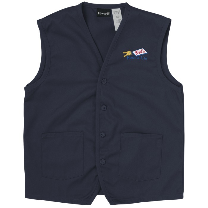 Custom Apron Vest with Two Waist Pockets
