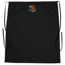 Custom Bistro Apron with Two Patch Pocket