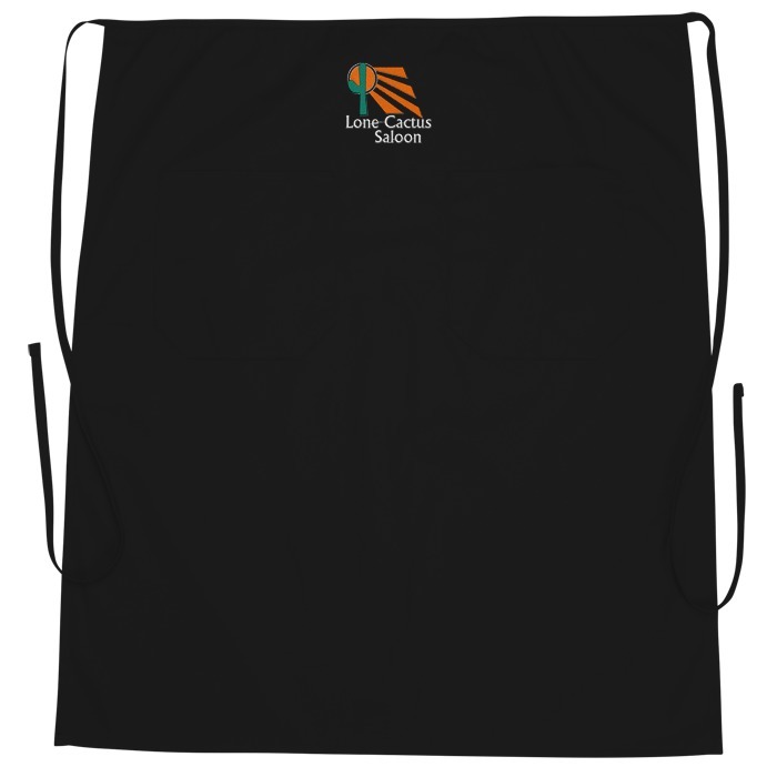 Custom Bistro Apron with Two Patch Pocket