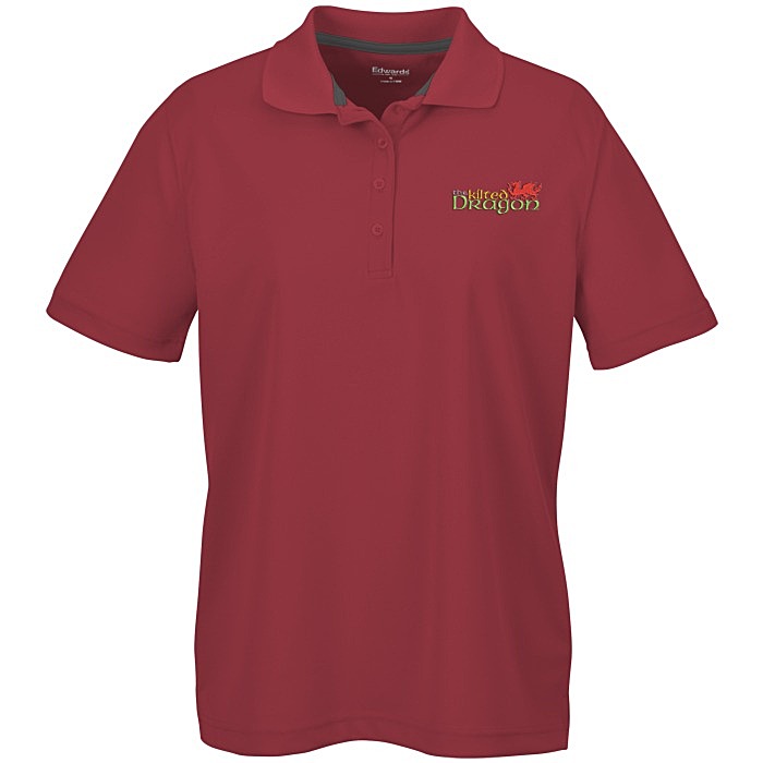 Custom Dry-Mesh Hi-Performance Polo - Ladies' - Embroidered