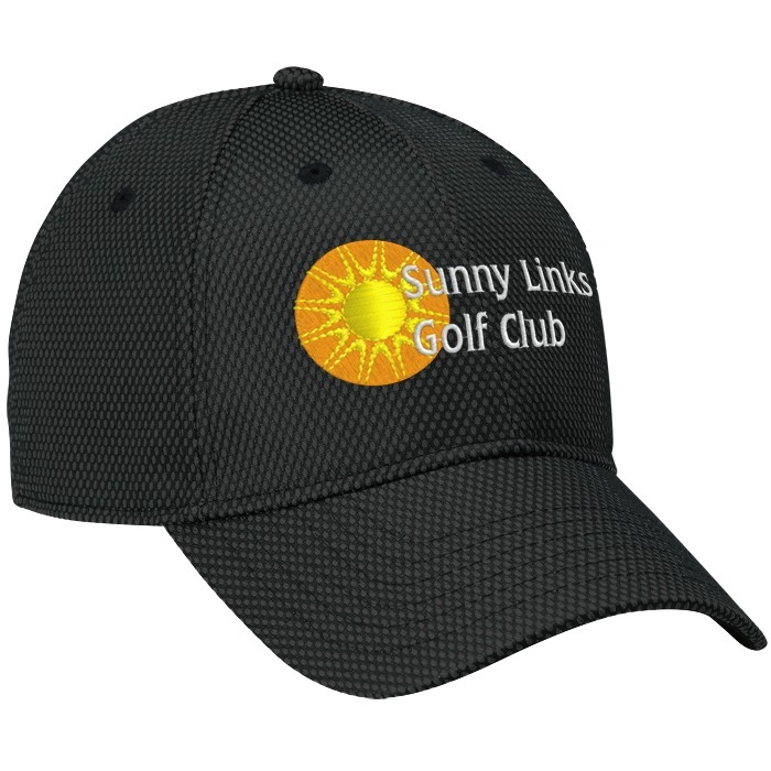 Custom Premium Cotton Twill with Mesh Overlay Cap - 24 hr
