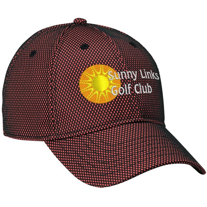 Custom Premium Cotton Twill with Mesh Overlay Cap - 24 hr