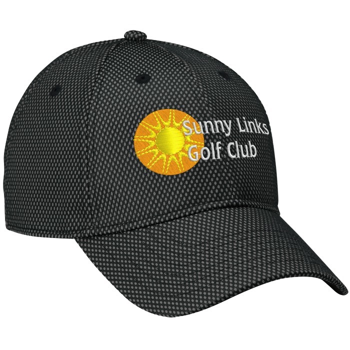 Custom Premium Cotton Twill with Mesh Overlay Cap - 24 hr