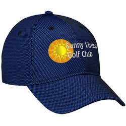 Custom Premium Cotton Twill with Mesh Overlay Cap - 24 hr