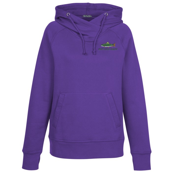 Custom Dayton Cross Neck Hoodie - Ladies'