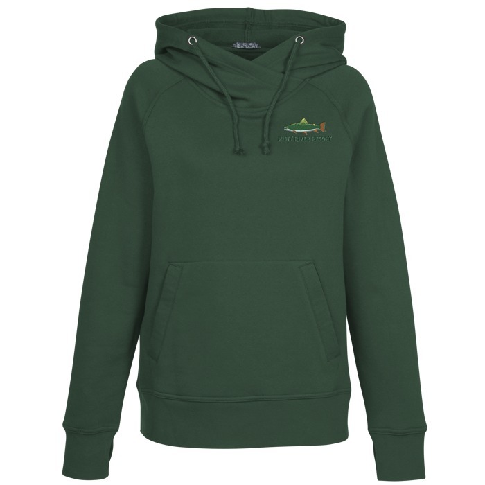 Custom Dayton Cross Neck Hoodie - Ladies'