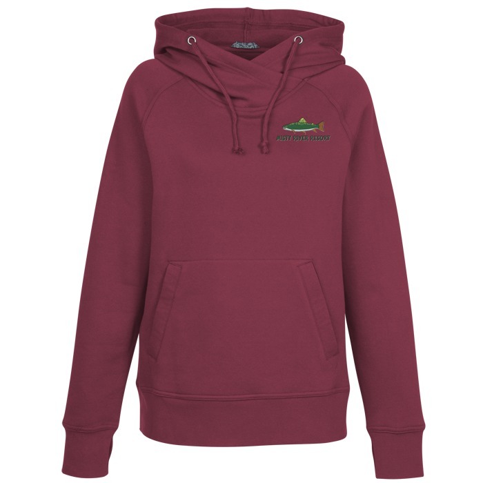 Custom Dayton Cross Neck Hoodie - Ladies'