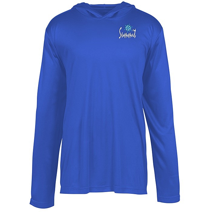 Custom Zone Performance Hooded Tee - Men's - Embroidered