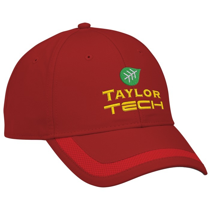 Custom Performance Mesh Stripe Cap - 24 hr