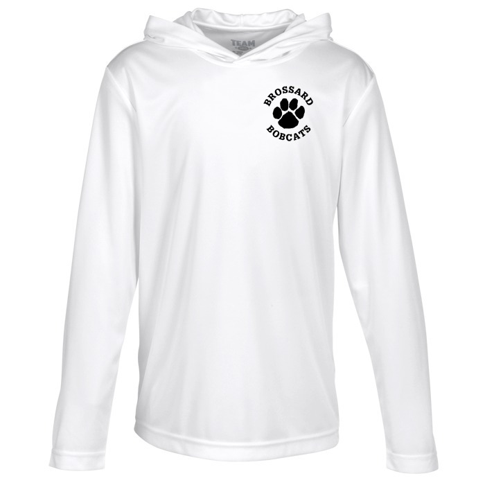 Custom Zone Performance Hooded Tee - Youth - Screen