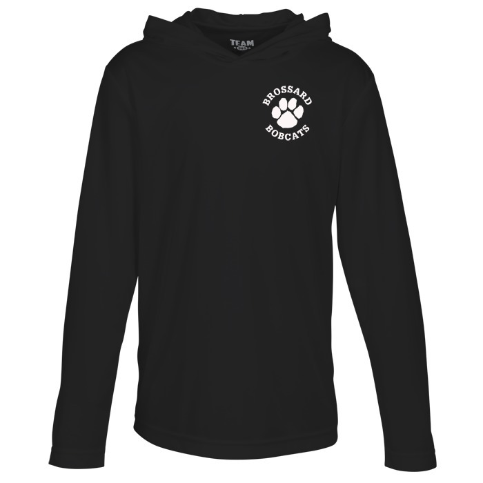 Custom Zone Performance Hooded Tee - Youth - Screen