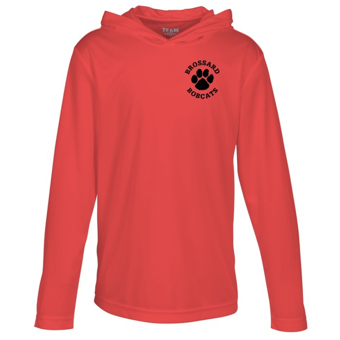 Custom Zone Performance Hooded Tee - Youth - Screen