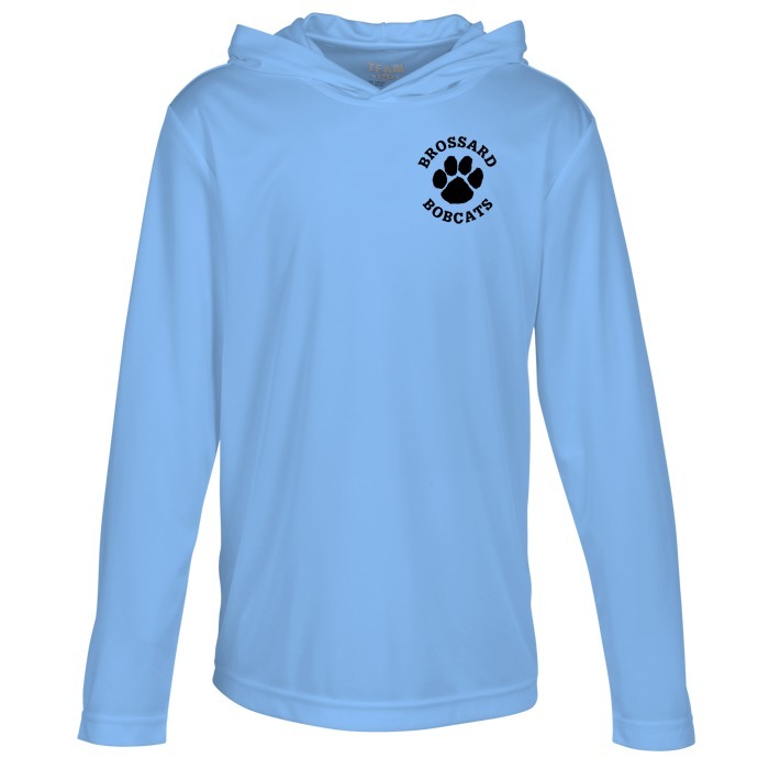 Custom Zone Performance Hooded Tee - Youth - Screen