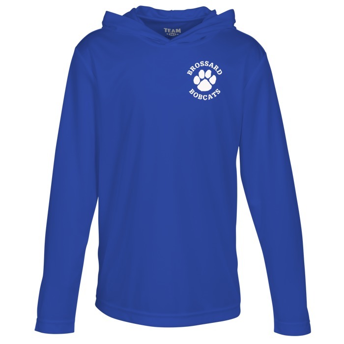 Custom Zone Performance Hooded Tee - Youth - Screen