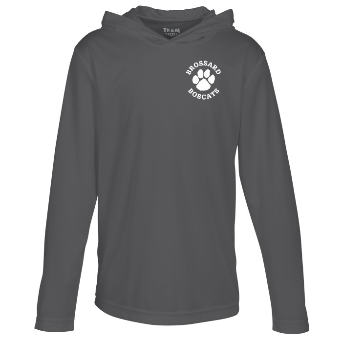 Custom Zone Performance Hooded Tee - Youth - Screen