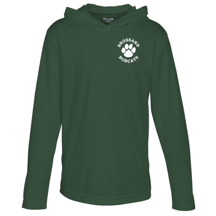 Custom Zone Performance Hooded Tee - Youth - Screen
