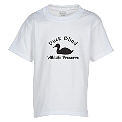 Custom Everyday Blend T-Shirt - Youth - White - Screen