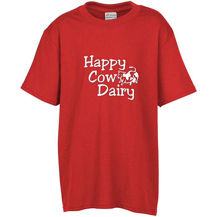 Custom Everyday Blend T-Shirt - Youth - Colours - Screen