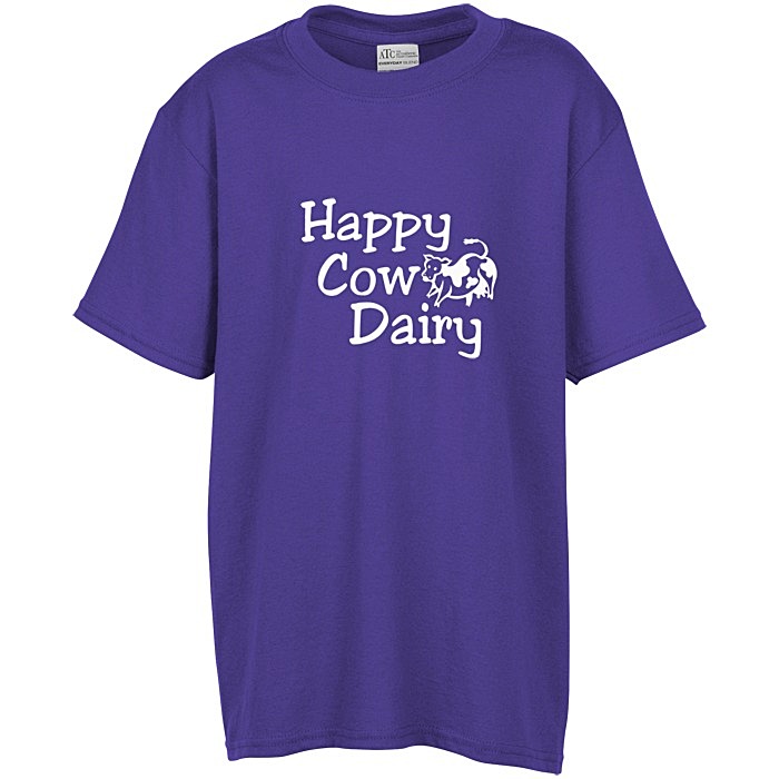 Custom Everyday Blend T-Shirt - Youth - Colours - Screen