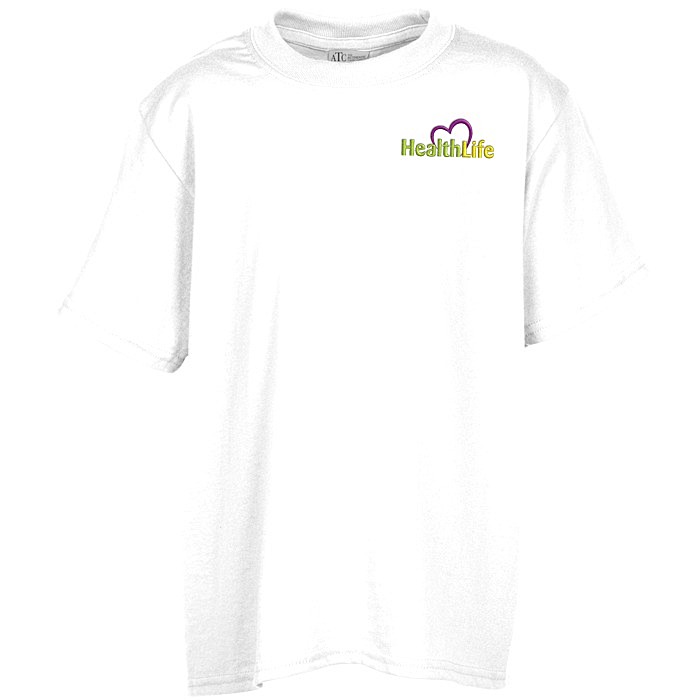 Custom Everyday Blend T-Shirt - Youth - Embroidered