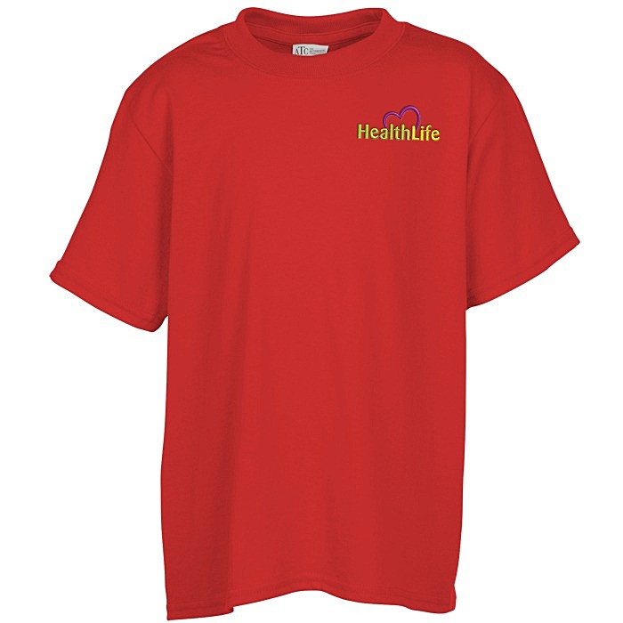 Custom Everyday Blend T-Shirt - Youth - Embroidered