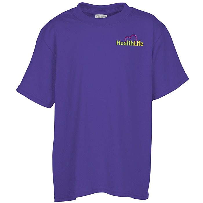 Custom Everyday Blend T-Shirt - Youth - Embroidered
