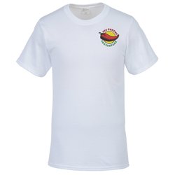 Custom Everyday Blend T-Shirt - White - Embroidered