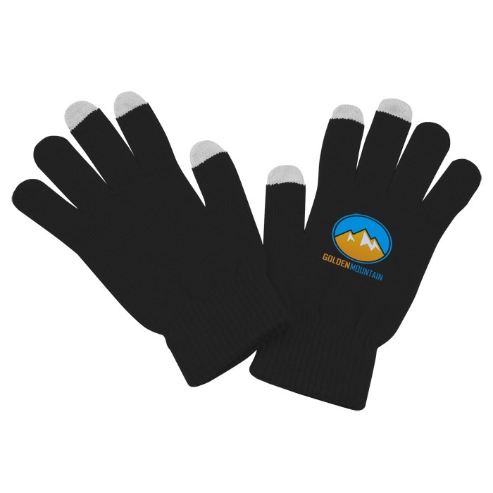 Custom Full Colour 3 Finger Touch Screen Gloves