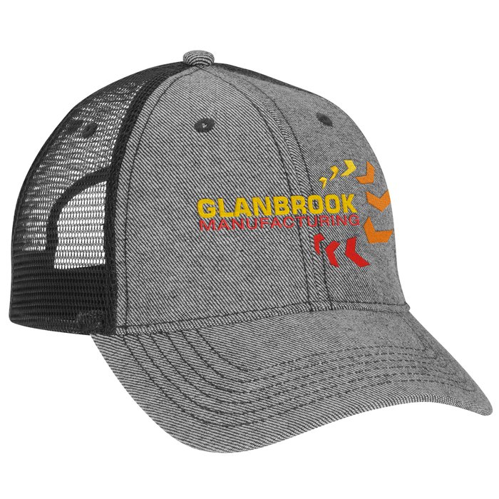 Custom Denim Trucker Mesh Back Cap