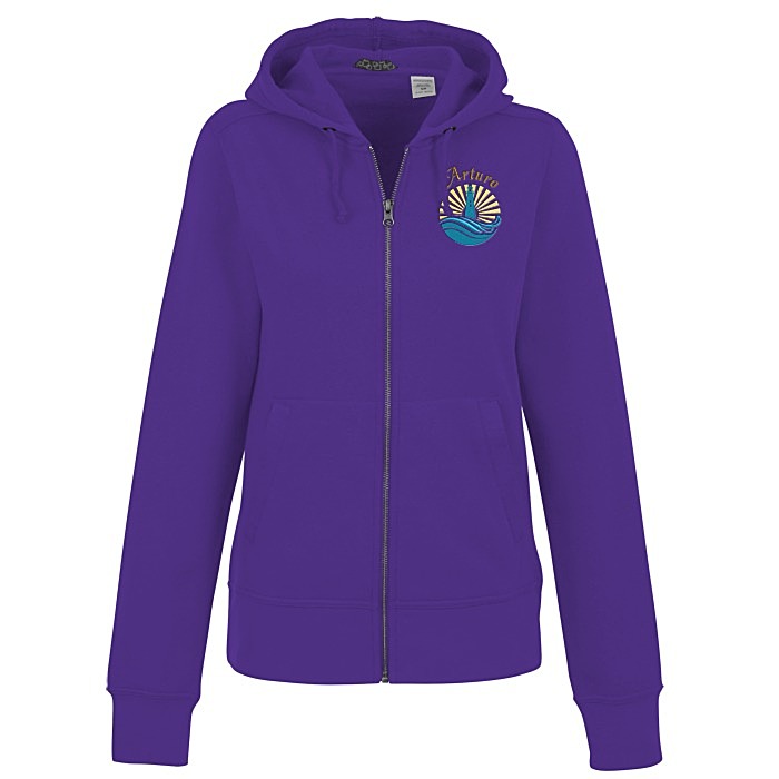 Custom Cypress Full-Zip Hoodie - Ladies' - 24 hr