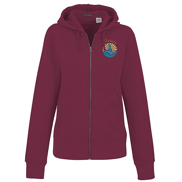 Custom Cypress Full-Zip Hoodie - Ladies' - 24 hr