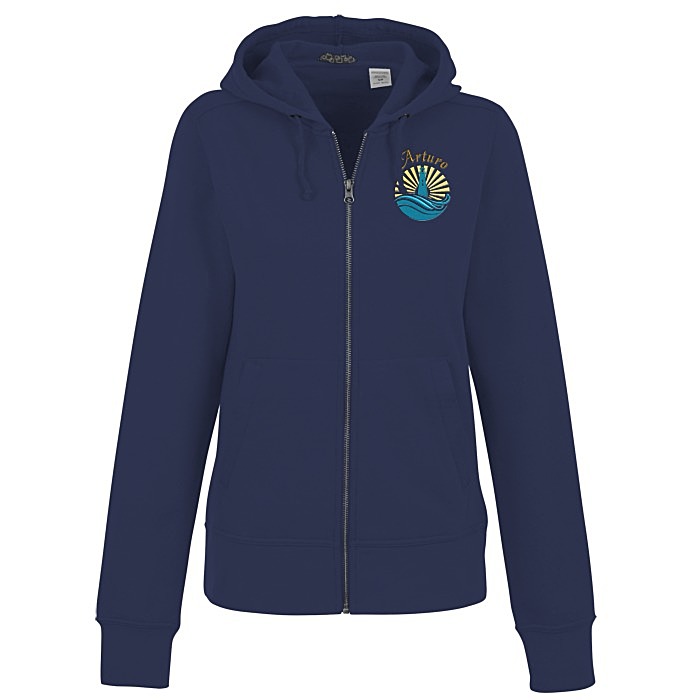 Custom Cypress Full-Zip Hoodie - Ladies' - 24 hr