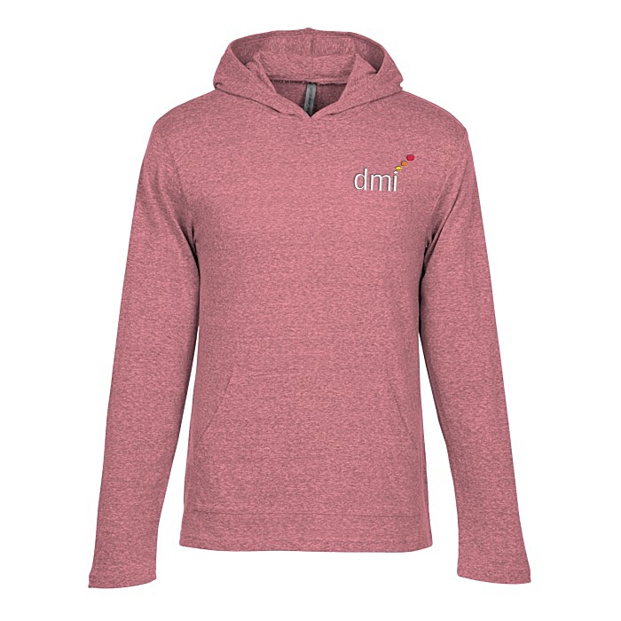 Custom Lightweight Tri-Blend Hoodie - Embroidered