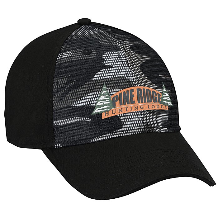 Custom Mesh Front Camo Cap - 24 hr
