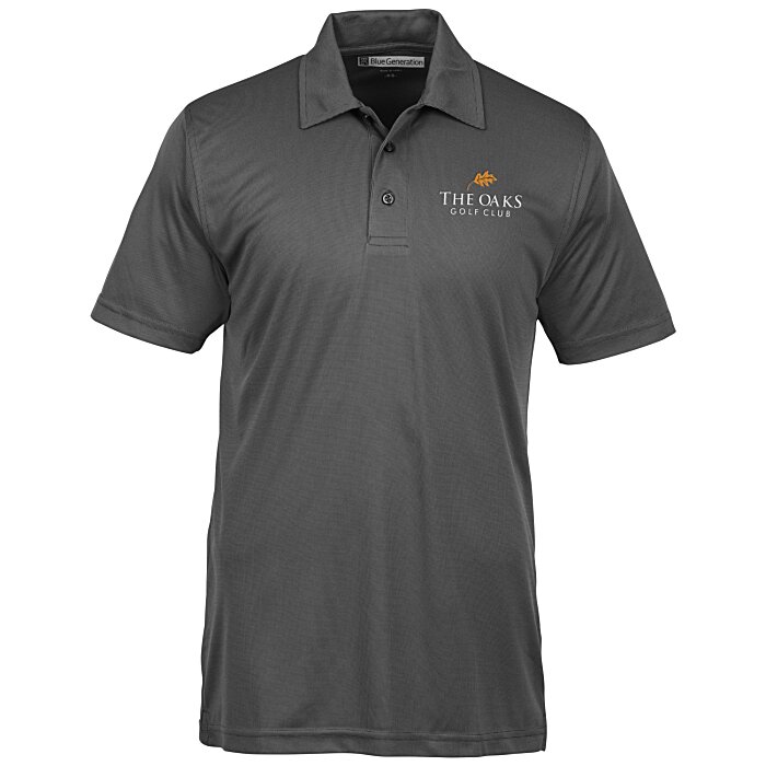 Custom Nailhead Performance Interlock Polo - Men's