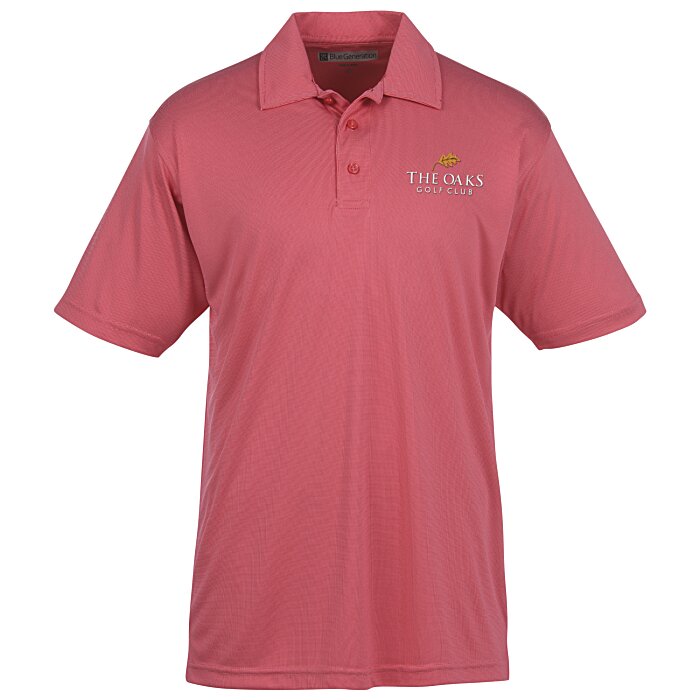 Custom Nailhead Performance Interlock Polo - Men's
