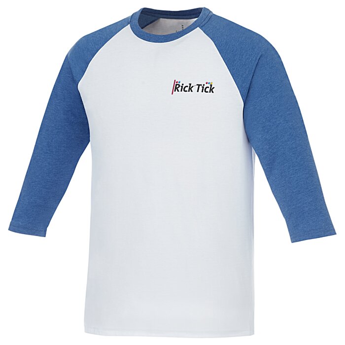 Custom Dakota 3/4 Sleeve Baseball Tee - Men's