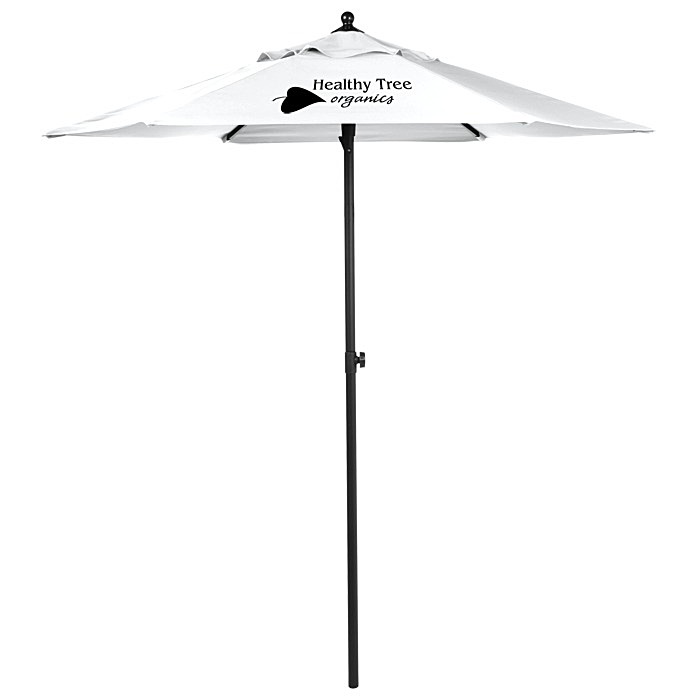 Custom Steel Market Umbrella - 7 feet