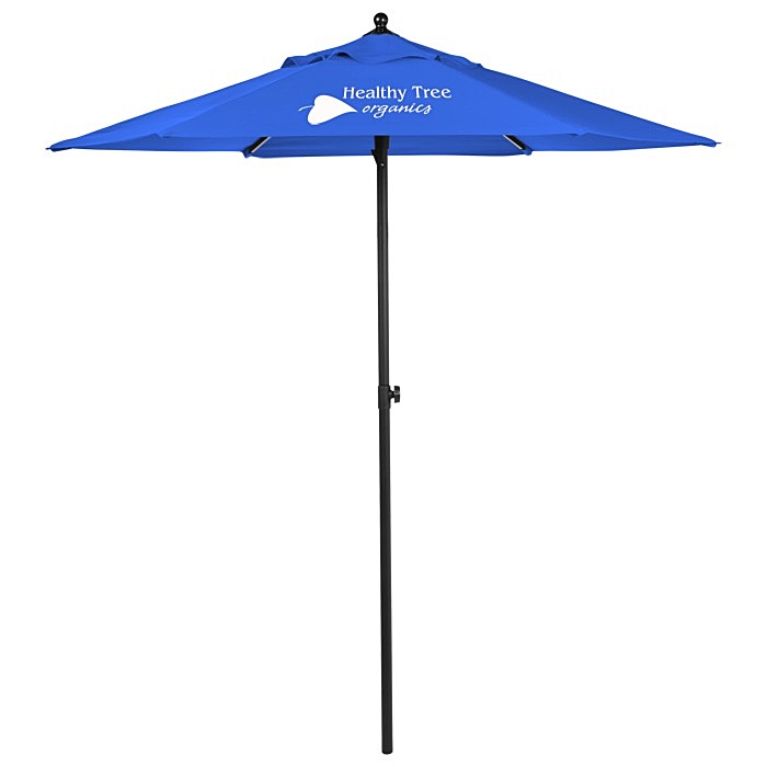 Custom Steel Market Umbrella - 7 feet