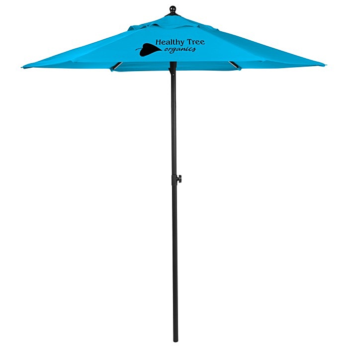 Custom Steel Market Umbrella - 7 feet