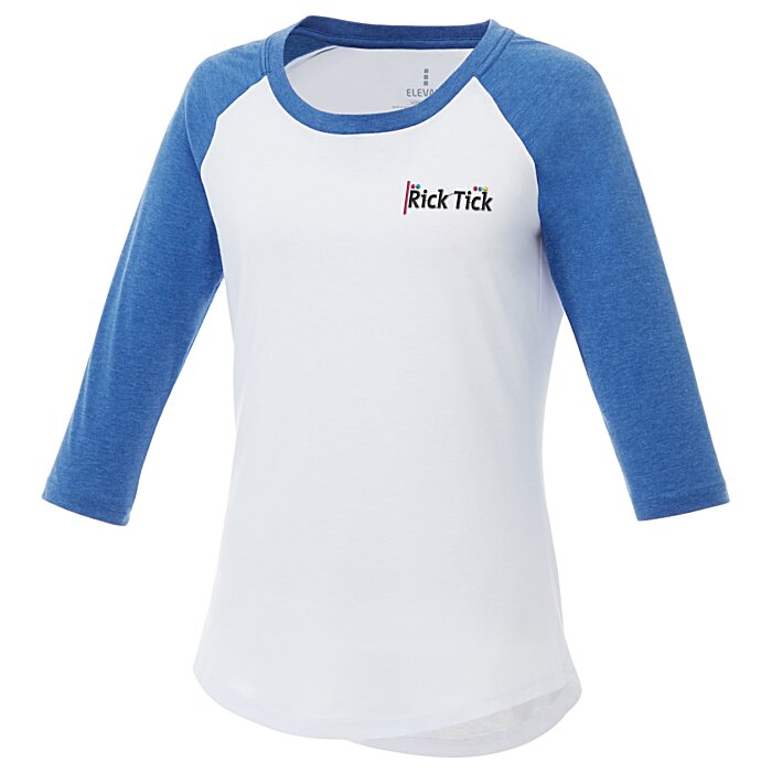 Custom Dakota 3/4 Sleeve Baseball Tee - Ladies' - 24 hr